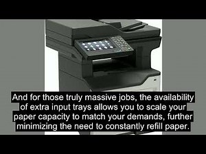 Lexmark MX622adhe Review: High-Speed 50 ppm Monochrome Laser Printer w/ Duplex, 7" Touch Screen