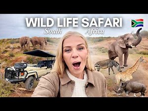 First Time WILD LIFE Safari in South Africa 🇿🇦🐘🦒