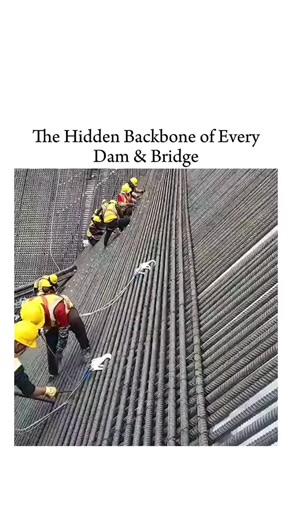 NOCODUSA on Instagram: "The hidden backbone of every dam and bridge isn’t the concrete you see on the outside. It’s the massive steel reinforcement buried deep inside, quietly holding everything together. Engineers rely on rebar grids, tension cables, anchor rods, and foundation piles to manage mind-blowing forces like water pressure, weight, vibration, and shifting ground. Dams use thick steel reinforcement cages and post-tensioned cables inside their concrete walls. These absorb the constant p