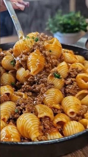 🧀🌮 Cheesy Taco Pasta 🔥
