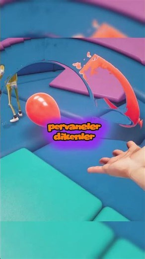 "If this balloon touches the ground, the game is over..."