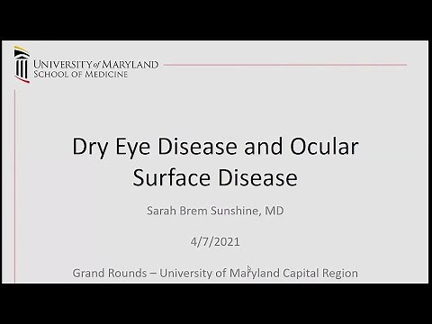 Dry Eye Disease and Ocular Surface Disease
