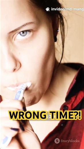 Stop! You’re Brushing at the Wrong Time! #facts #healthtips #health