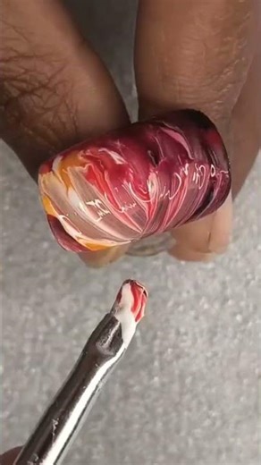 4 colour nail art tutorial #nail extension #Mesan Designs#