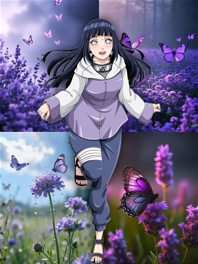 Hinata Hyuga Attention Song Trend Edit #anime #amv