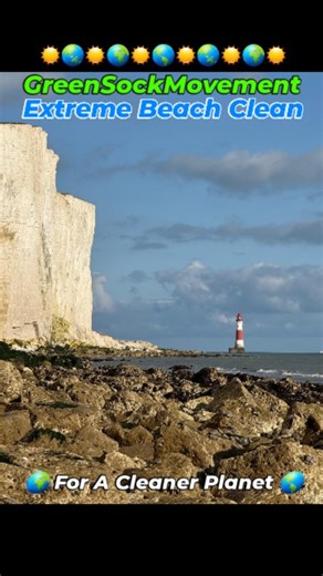 💙💚💛 An Epic Environmental Adventure 💛💚💙 Birling Gap To Beachy Head Lighthouse and Beyond 💙💚💛 Meeting at Birling Gap carpark steps at 10.ooam on Sunday 16th November 💛💚💙 We will walk as the tide goes out to Beachy Head Lighthouse clearing up as much plastic trash and marine debris as possible as we go 💙💚💛 This is a tricky section of our incredible East Sussex coastline beneath the towering chalk cliffs of Belle Toute and Beachy Head 💛💚💙 Reasonable Fitness Levels and Stout Footwe