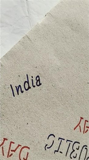" India " print handwriting tutorial ll english handwriting practice ll