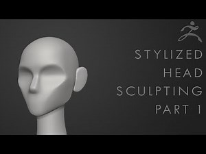 How to sculpt a stylized head in Zbrush - Tutorial Part 1