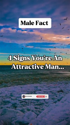 4 Signs You’re An Attractive Man...#shorts #psychologyfacts