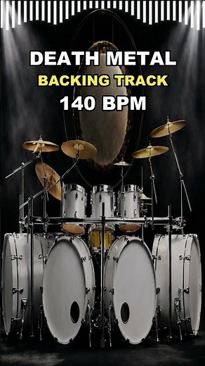 Death Metal Drum Backing Track 140 BPM 🔥 Metal Jam Track #drums #heavymetalsongs #guitar