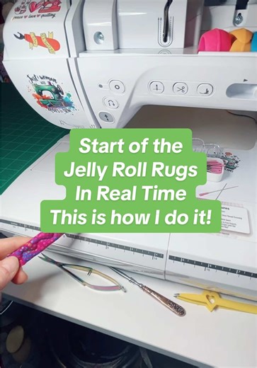 Starting Jelly Roll Rugs: Step-by-Step Tutorial