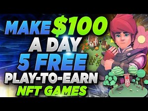 🔥Make $100 A DAY Playing NFT Games?!! 5 Best FREE Play-to-Earn NFTs pay Easy $100 daily | CRYPTOPRNR