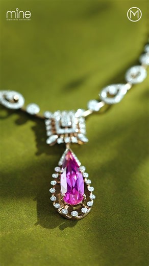 44K views · 208 reactions | Radiance meets elegance in this stunning jewellery set, featuring diamonds and soft pink Sapphire, elevating every occasion with grace and shine. Product Code - Necklace - NKDIA11657 Earrings - NENKDIA11657 Experience the Diwali Collection at your nearest showroom today. #MalabarGoldandDiamonds #DiwaliCollection2025 | Malabar Gold and Diamonds | Facebook