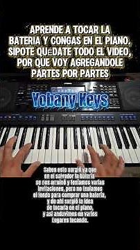 Aprende A Tocar La Bateria En El Piano | Tutorial Fácil | Paso a Paso