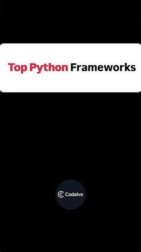 Top Python Frameworks Every Developer Should Know
