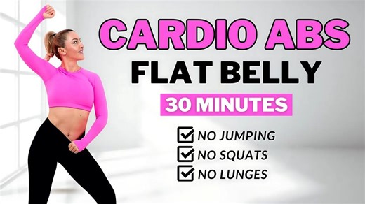 【BurpeeGirl】30分钟站立腹肌有氧训练｜无跳跃｜2025.3.11更新