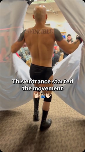 Tommy Invincible 🦈 | This entrance started the movement!! Everyone is going to feel #INVINCIBLE 🤟🏻🙅🏻‍♂️🤟🏻 #explore #WWE #aew #tna #nxt #wrestling | Instagram