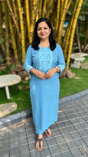 Floranza Fashion Boutique | Anvita brand top n bottom set in pure cotton Top Straight cut slit pattern Yoke and sleeve end with block print and sequins work Without... | Instagram