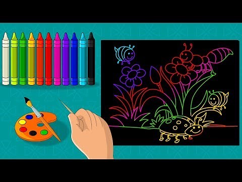 Crayon etching art/crayon etching art technique