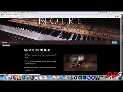 Noire - Native Instruments Kontakt Piano Library! + Beat Making