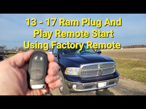 2013 2017 Ram 1500 2500 3500 Push To Start Plug and Play Remote Start Flashlogic FLRSCH10