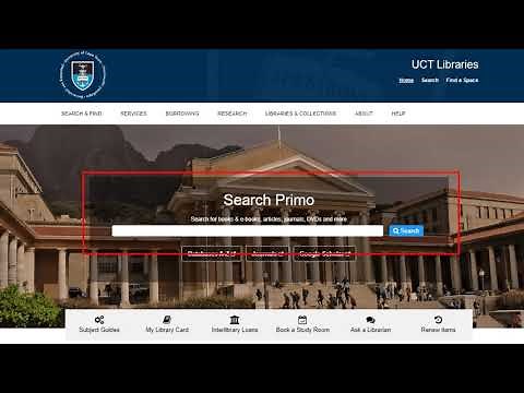 How to navigate Primo