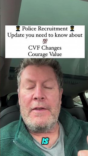 CVF Changes: The New Courage Value Explained! #policerecruitment