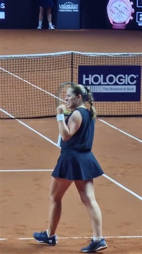 As Ostapenko prepares to defend her title in Stuttgart, here's the match point from 2025 vs Swiatek