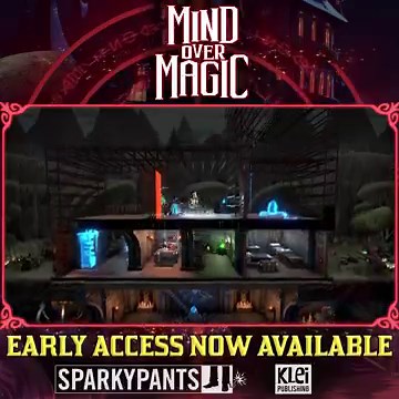 Mind Over Magic is now in Early Access! https://klei.gg/PlayMindOverMagic #MindOverMagic is a simulation game developed by Sparkypants & published by Klei Publishing. Design, construct, & optimize every detail of your ideal magic school! Save 10% with the launch discount! | Klei Entertainment