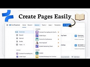 How to Build a Confluence Page (step by step)