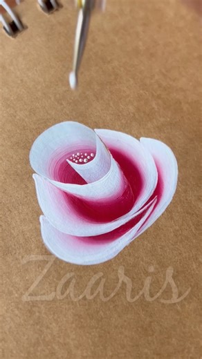 🌹🎨👌Super easy ROSE 🌹 flower painting using acrylic paints and simple angular brush strokes 🌹🎨💯🫶👌 #rosepainting #paintingtechniques #acrylic #November #floralartistry #rosedrawing #brushstrokes #WowWowWow | Zaaris