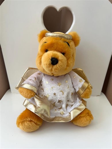 Vintage Winnie the Pooh Angel Plush Tree Topper • 23 Cm • Disney Christmas Bear With Star Wand - Etsy