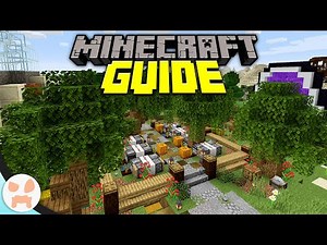 Automatic Pumpkin Garden Farm! | Minecraft Guide Episode 23 (Minecraft 1.15.2 Lets Play)
