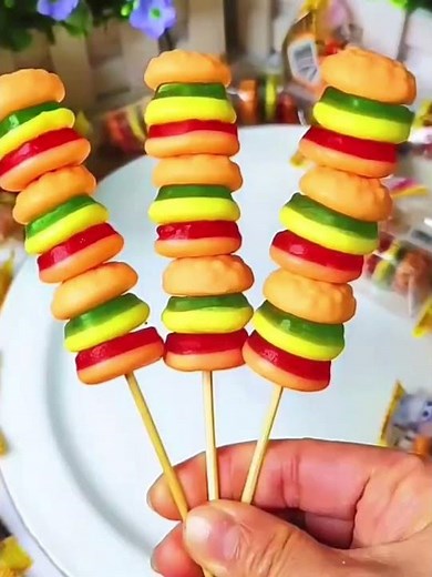 "Hamburger Candies" Gummies "Candy"
