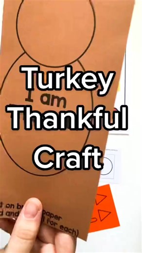 Comment TURKEY and I’ll send you the link directly! PS I have a huge bulletin board craft bundle that’s super discounted 🫶 | That Kinder Mama
