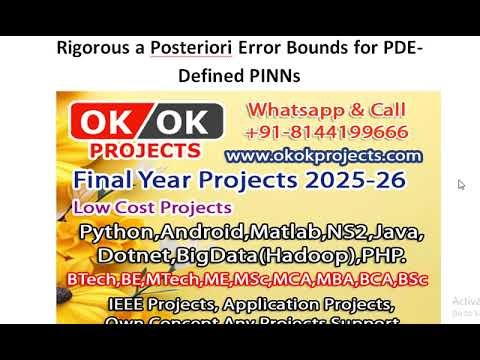 Rigorous a Posteriori Error Bounds for PDE Defined PINNs