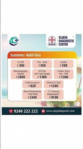 Beat Summer Health Issues | Full Body Checkup Starting ₹2000 | Vijaya Diagnostic Centre