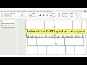 How to Make an Array of Objects in PowerPoint (006A)
