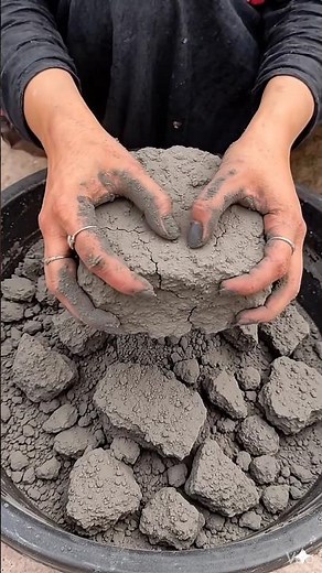 Grey Clay Crack ASMR – Deep Crunch & Heavy Break | No Talking