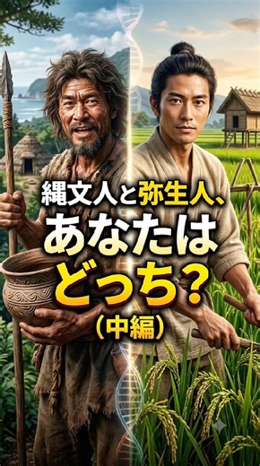 縄文人と弥生人、あなたはどっち？（中編） #雑学 #プチ知識