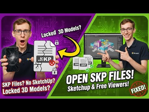 How to Open SKP Files (SketchUp & Free Viewer)