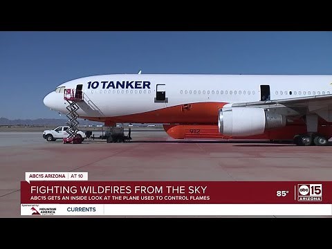 Take a look inside the DC-10 Tanker that helped fight three Arizona wildfires this week