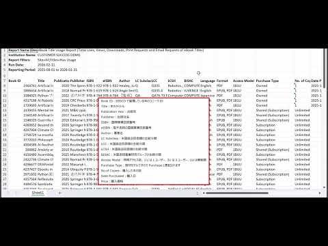 EBSCO eBooks利用統計の見方202602