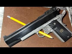 Custom 1911 45acp Fully Disassembled- Step by Step. Bull Barrel & Full Length Guide Rod