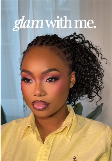 Pink Eyeshadow Makeup Tutorial for Black Girls