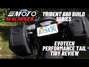 Triumph Trident 660 Evotech Performance Tail Tidy Install & Review | Moto Machines