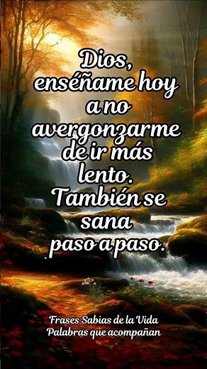 Oración para sanar despacio | Dios acompaña mi proceso