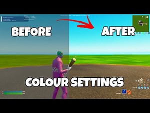 The BEST Fortnite COLOUR SETTINGS In 2025 !