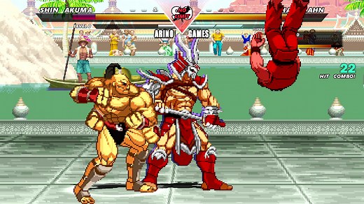 Shin Akuma vs Shao Kahn Battle: Retrogaming Showdown