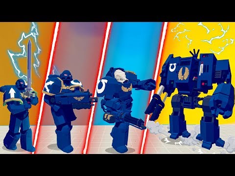 EVOLUTION OF WARHAMMER 40K | Totally Accurate Battle Simulator-TABS